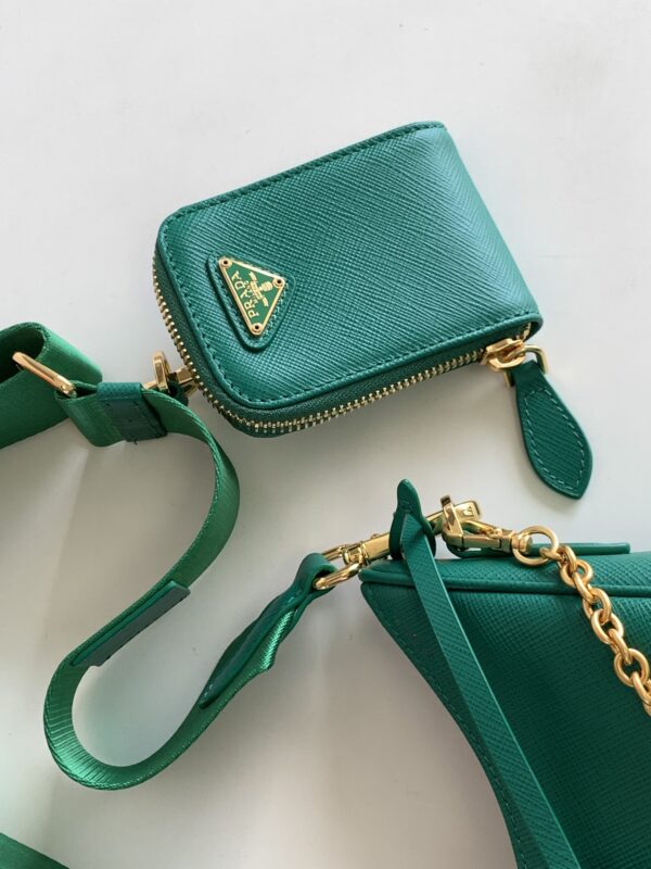 Prada Baokuanqnylon Hobo Large Handbag - Green 64818 - Image 2