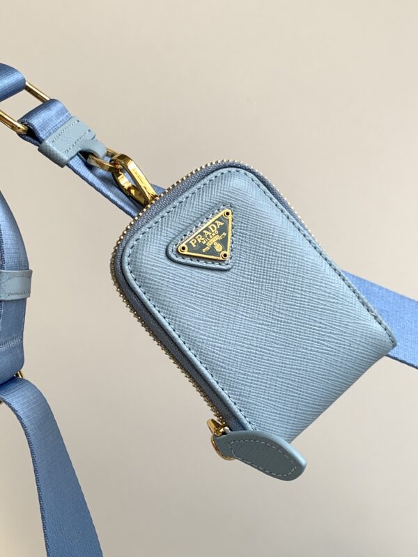 Prada Baokuanqnylon Hobo Large Handbag - Blue 27344 - Image 2