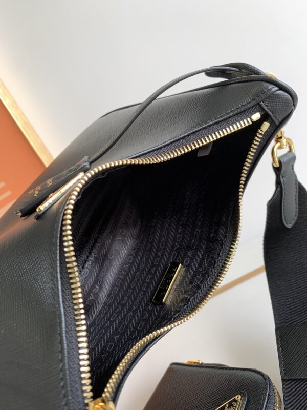 Prada Baokuanqnylon Hobo Large Handbag - Black 50525 - Image 5