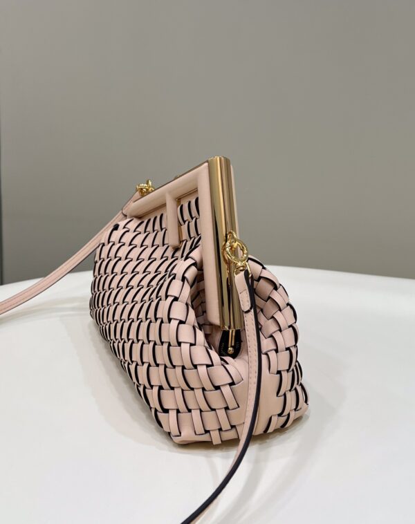 Fendi First Braid Series Handbag - Pink 46000 - Image 5