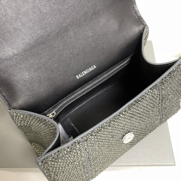 Balenciaga Diamond Hourglass Bag - Gray 28510 - Image 2