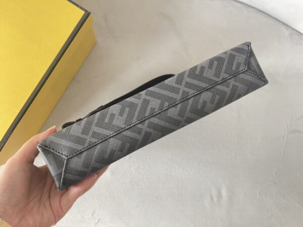 Fendi Roma Print Clutch Bag - Gray 83218 - Image 3
