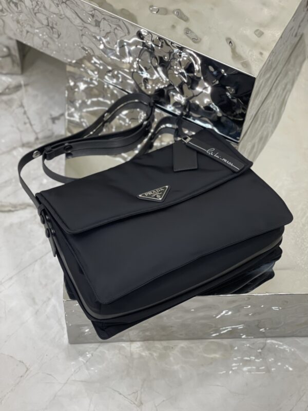 Prada Cini Series Large Messenger Bag - Black 67852 - Image 4