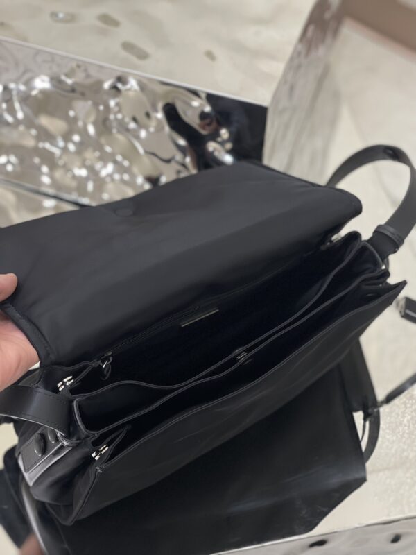 Prada Popular Medium Messenger Bag - Black 10798 - Image 2