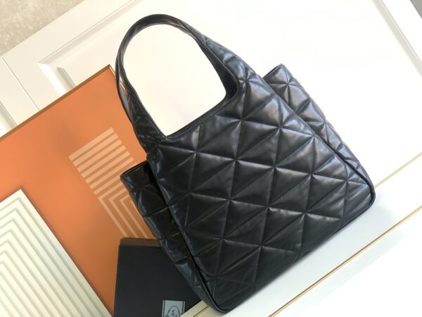 Prada Large Shopping Bag/Tramp Bag - Black 55809 - Image 4