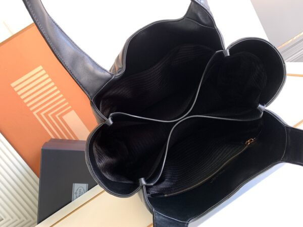 Prada Large Shopping Bag/Tramp Bag - Black 55809 - Image 2
