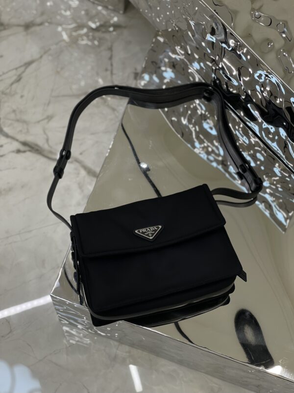 Prada Popular Small Messenger Bag - Black 80871 - Image 3