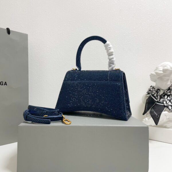 Balenciaga Diamond Hourglass Bag - Dark Blue 21260 - Image 5