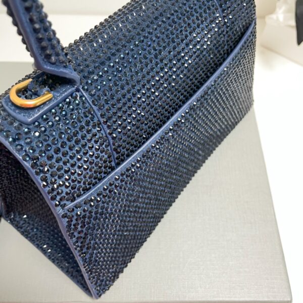 Balenciaga Diamond Hourglass Bag - Dark Blue 21260 - Image 3