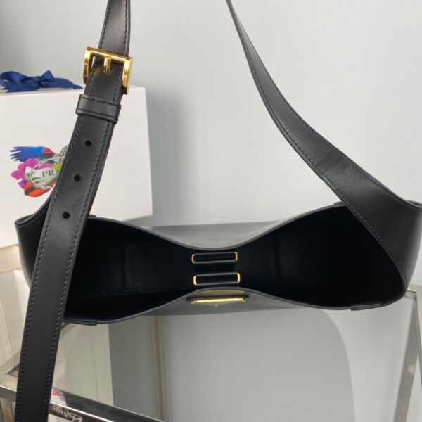 Prada Extra large Cleo Crossbody Handbag - Black 71377 - Image 2