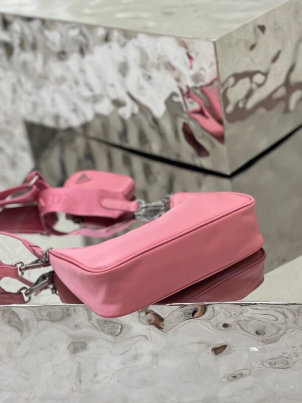 Prada Hobo New Three-In-One Handbag - Pink 62358 - Image 2