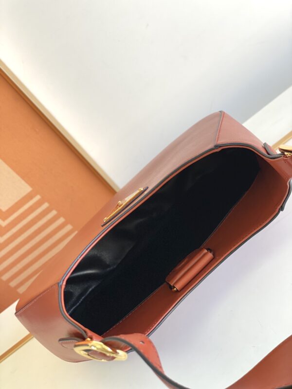 Prada Cleo Armpit Bag - Brown 46602 - Image 5