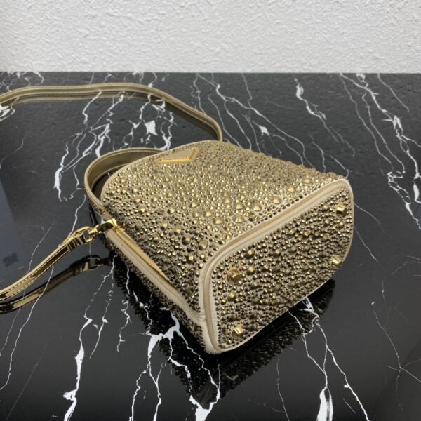 Prada Baby's Breath Bucket Bag - Gold 93505 - Image 3