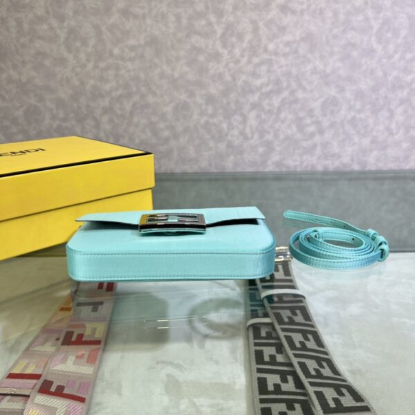 Fendi Baguette Smartphone Bag - Light Blue 44950 - Image 4