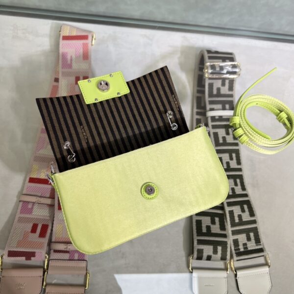Fendi Baguette Smartphone Bag - Light Yellow 93007 - Image 5