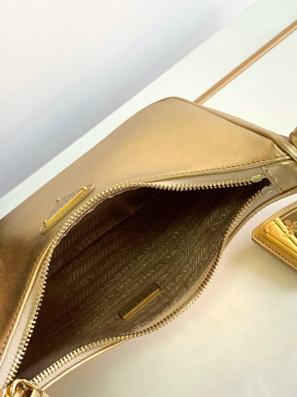 Prada Hobo Crossbody Handbag - Gold 67993 - Image 2