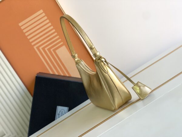 Prada Hobo Crossbody Handbag - Gold 67993 - Image 5