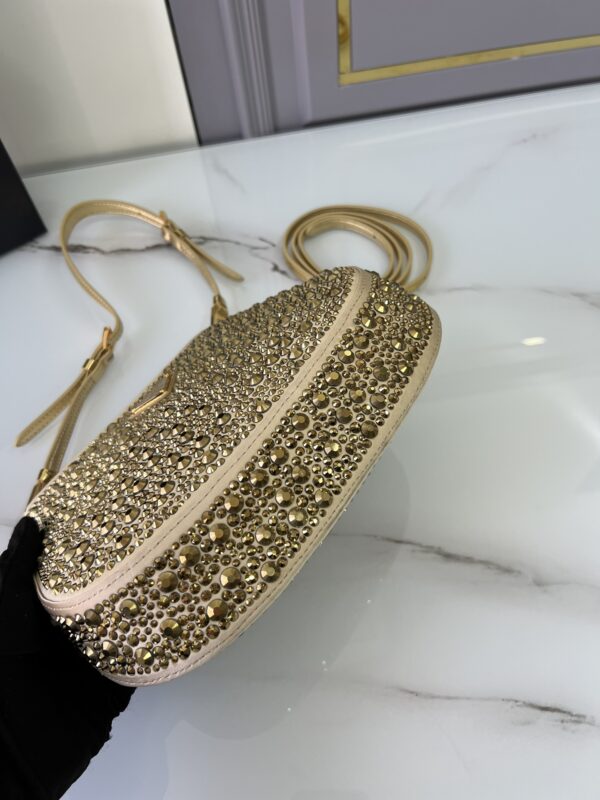 Prada Cleo Diamond-encrusted Armpit Bag 50947 - Image 4