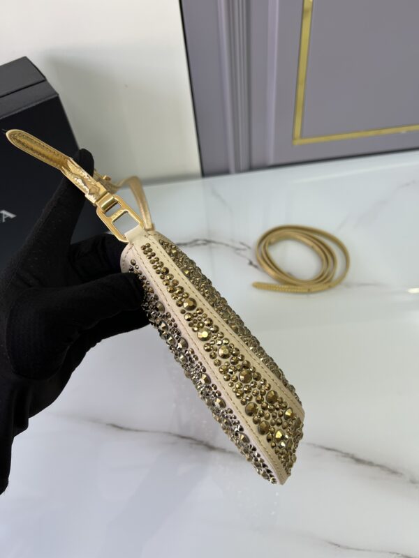 Prada Cleo Diamond-encrusted Armpit Bag 50947 - Image 2