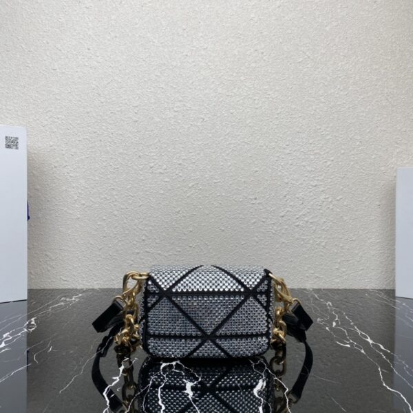 Prada New Crystal Bag - Silver 50193 - Image 5