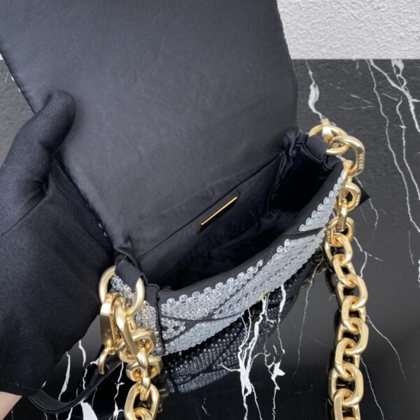 Prada New Crystal Bag - Silver 50193 - Image 2