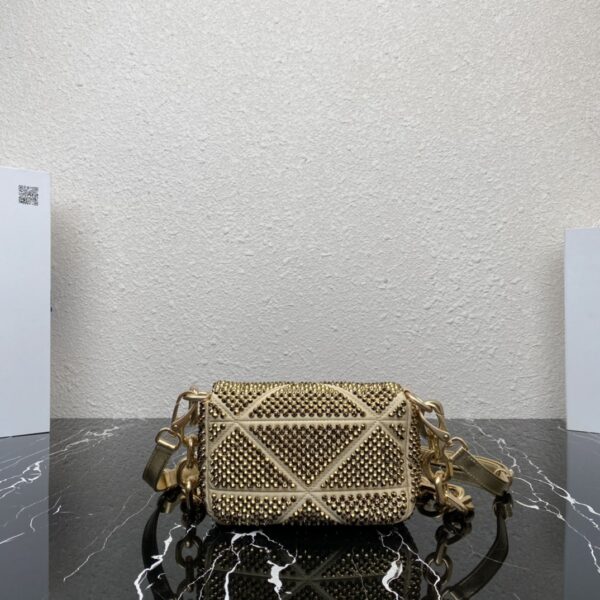 Prada New Crystal Bag - Gold 49153 - Image 5