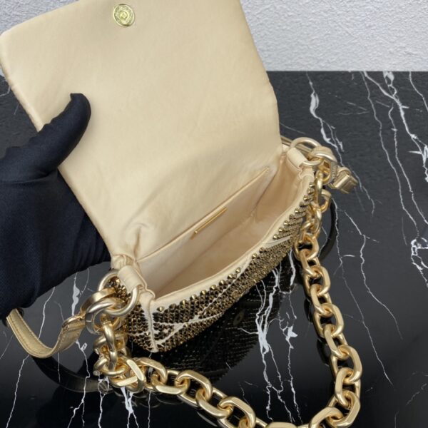 Prada New Crystal Bag - Gold 49153 - Image 2