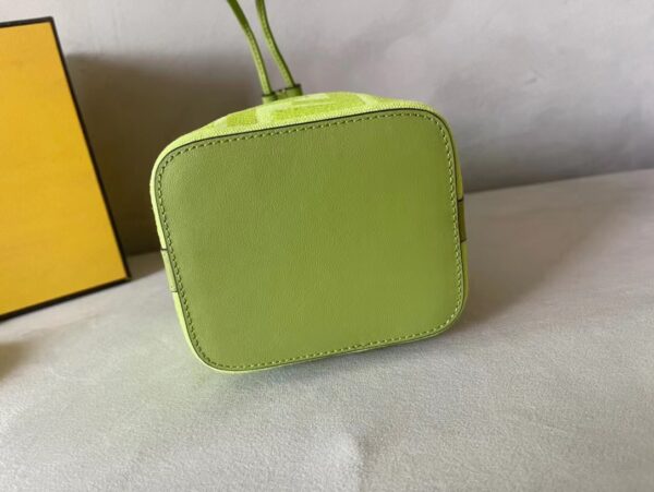 Fendi Mon Tresor Small Bucket Bag - Green 32067 - Image 4