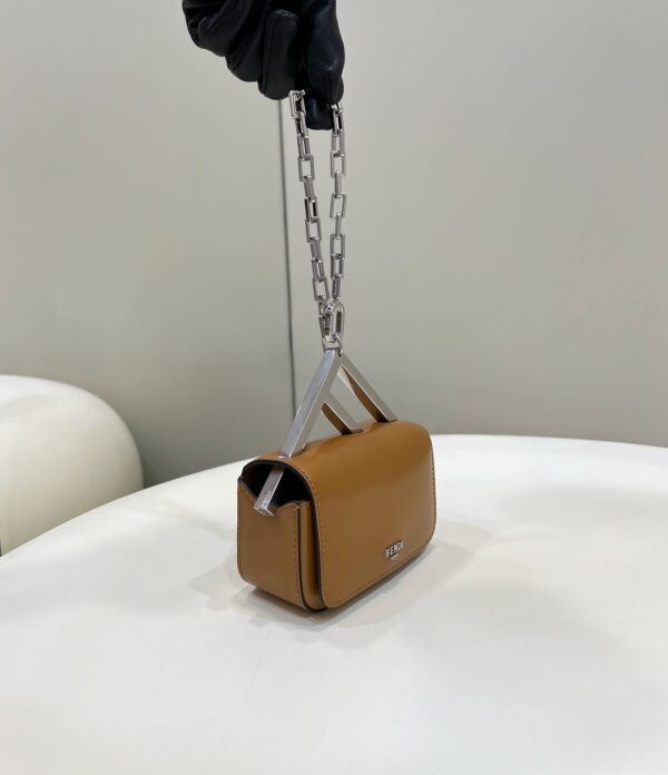 Fendi Mini First Sight Handbag - Brown 91414 - Image 5