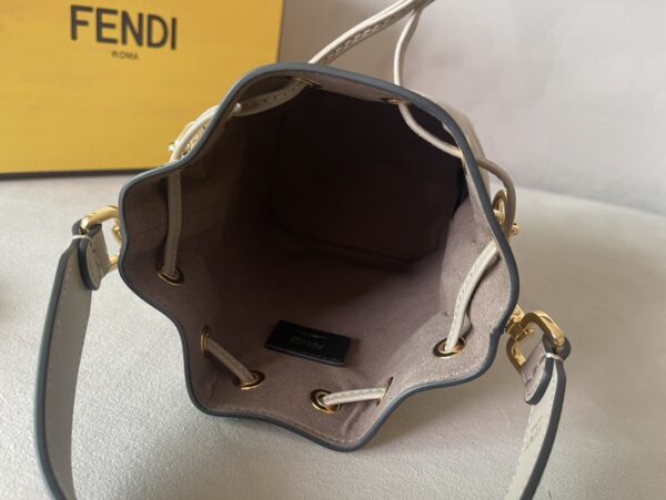 Fendi Mon Tresor Small Bucket Bag - Gray 44168 - Image 2