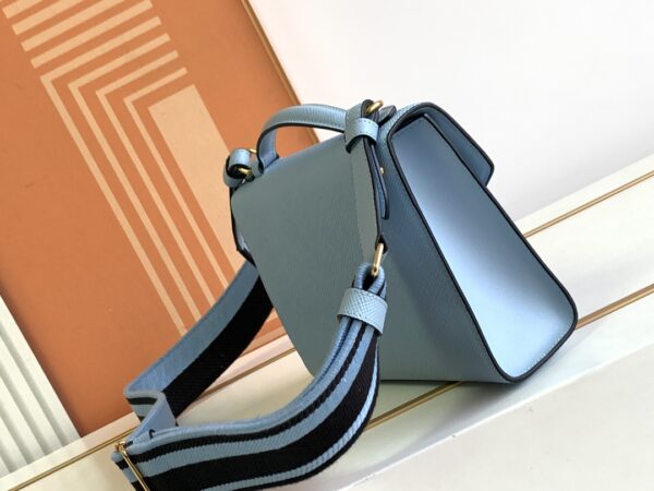 Prada Monochrome Crossbody Bag - Blue 24421 - Image 5