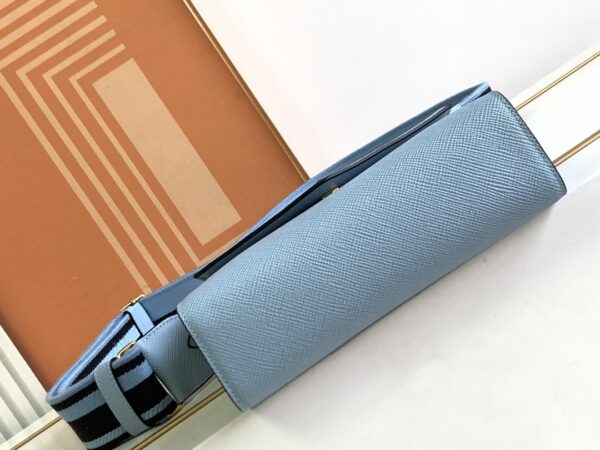 Prada Monochrome Crossbody Bag - Blue 24421 - Image 3