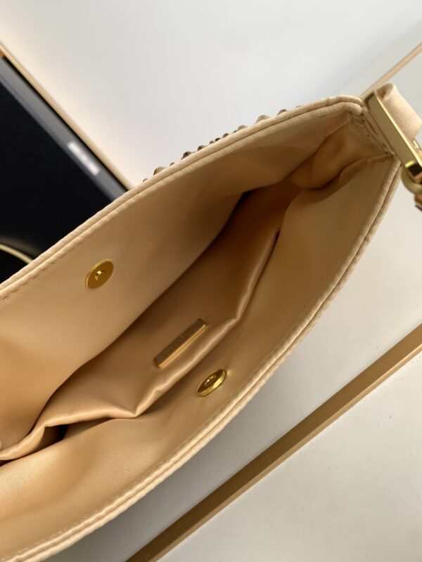 Prada Gypsophila Underarm Bag - Gold 89110 - Image 2