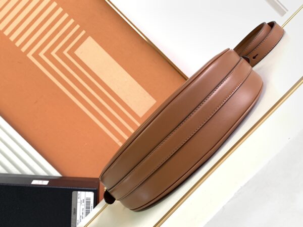 Prada Simple Moon Handbag - Brown 12062 - Image 3
