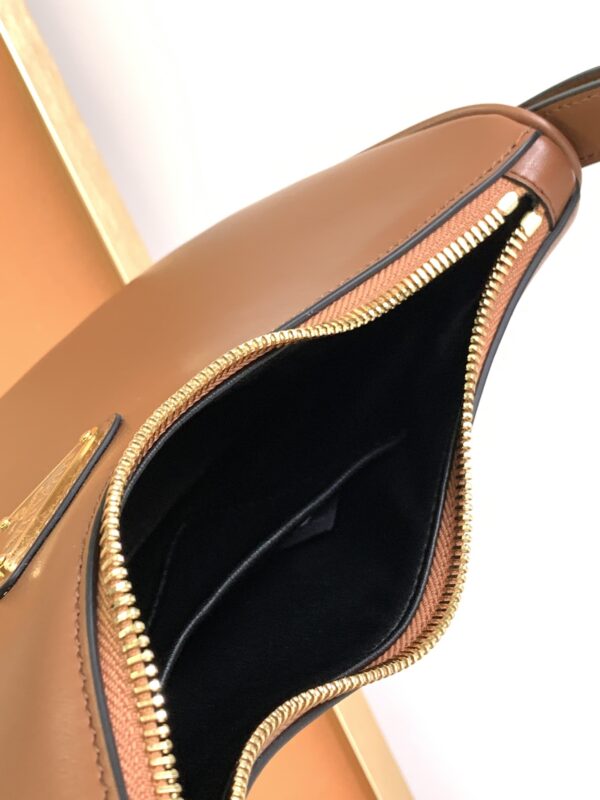 Prada Simple Moon Handbag - Brown 12062 - Image 2
