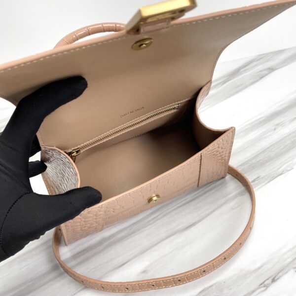 Balenciaga Hourglass Crocodile Sand bag (Golden Buckle) - Cramel 60132 - Image 2