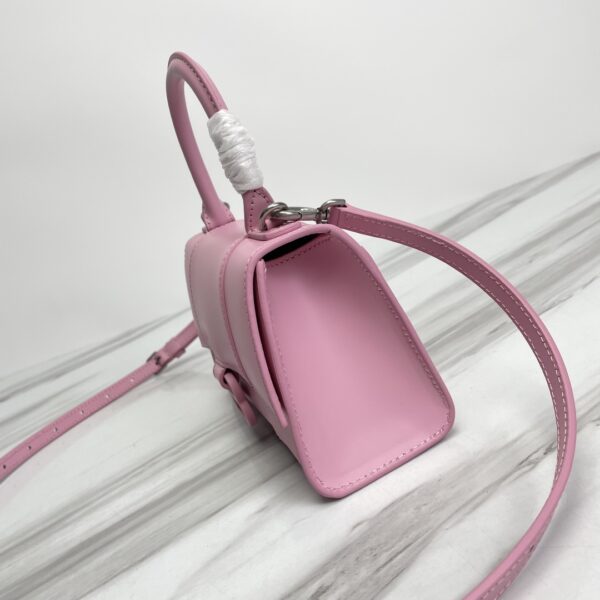 Balenciaga Hourglass Small Bag (Pink Buckle) - Pink 49786 - Image 4