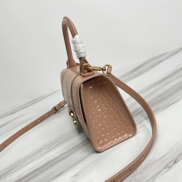 Balenciaga Hourglass Small Bag (Golden Buckle) - Cramel 70989 - Image 5