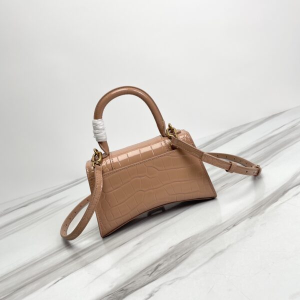 Balenciaga Hourglass Small Bag (Golden Buckle) - Cramel 70989 - Image 4