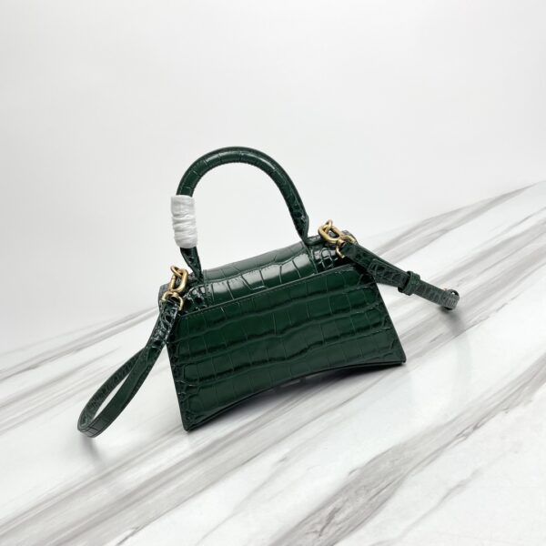 Balenciaga Hourglass Small Bag (Golden Buckle) - Green 42268 - Image 3