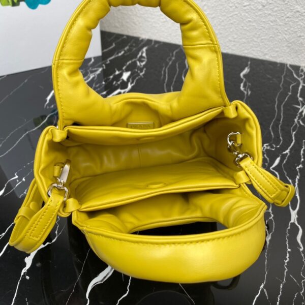 Prada Small Vegetable Basket Handbag - Yellow 90836 - Image 2