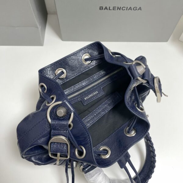 Balenciaga Le Cagole Large Bucket Bag - Royal Blue 96605 - Image 3