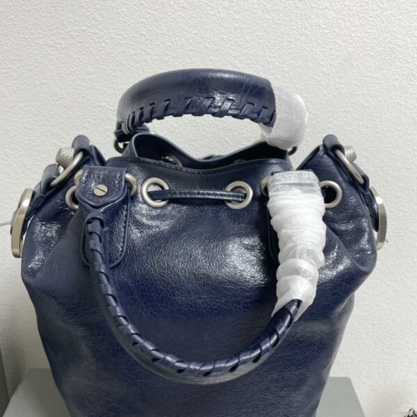 Balenciaga Le Cagole Large Bucket Bag - Royal Blue 96605 - Image 2