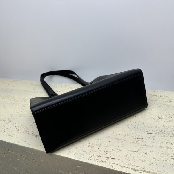 Celine Cabas 16 Smooth Cow Leather Handbag - Black 85094 - Image 3
