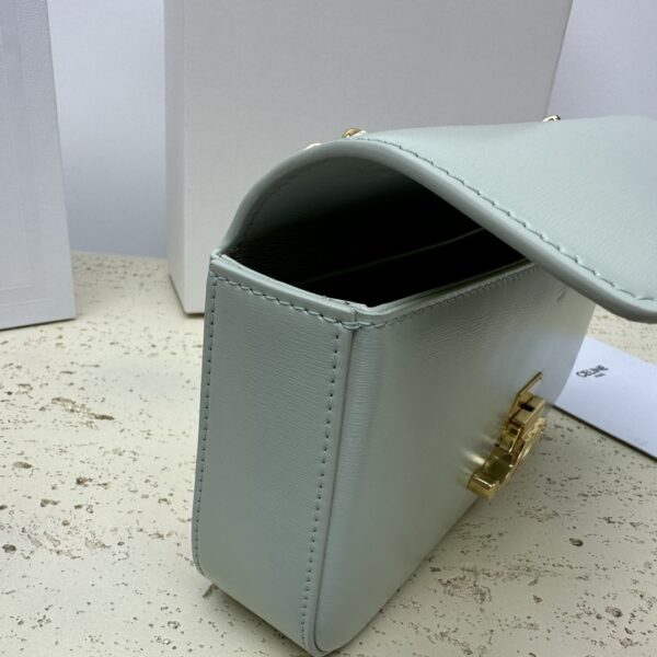 Celine Chain Underarm Triomphe Canvas Bag - Green 56507 - Image 2