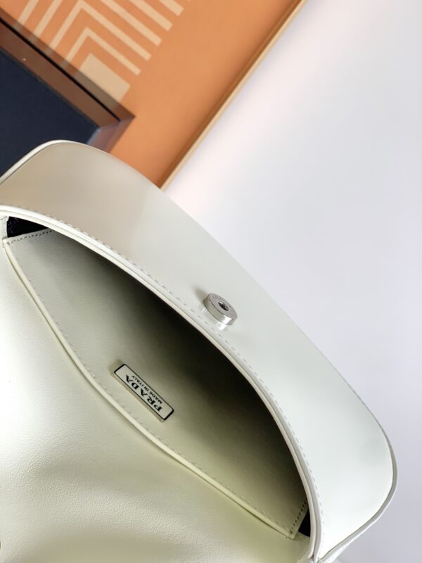 Prada Small Armpit Bag - Flip White 54236 - Image 2