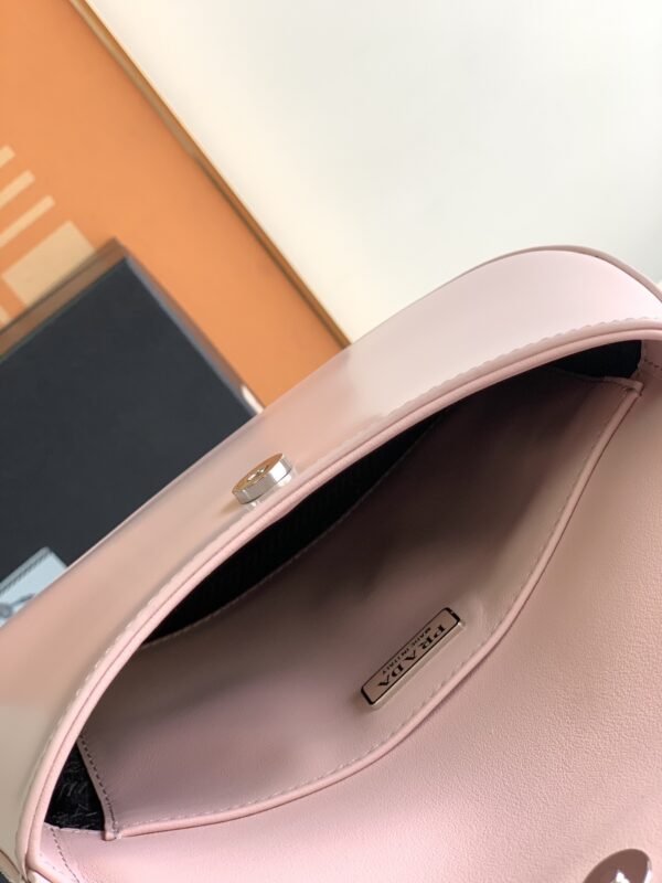 Prada Small Armpit Bag - Flip Snow Powder 32359 - Image 2