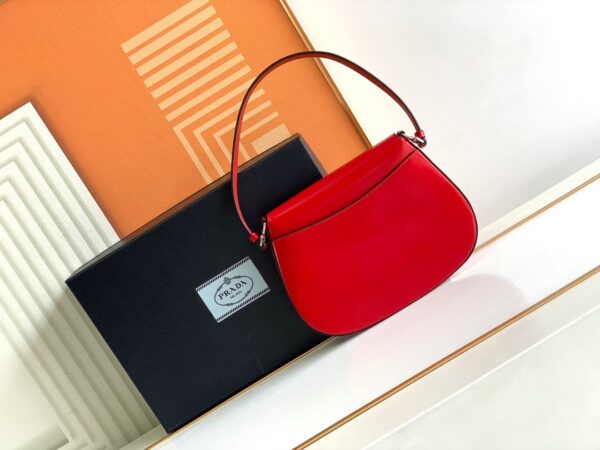 Prada Small Armpit Bag - Flip Red 21234 - Image 5