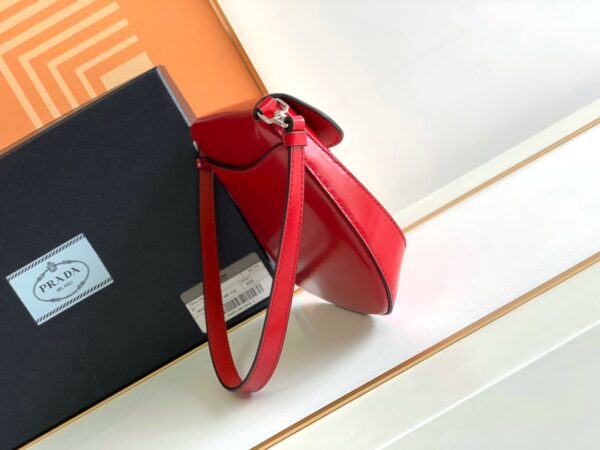 Prada Small Armpit Bag - Flip Red 21234 - Image 4