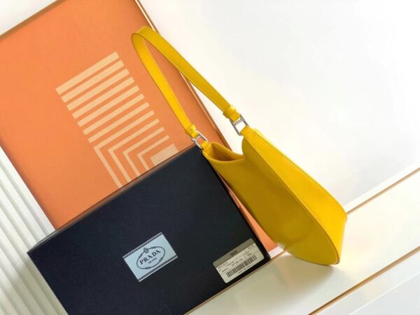 Prada Hobo Underarm Bag - Yellow 14573 - Image 4